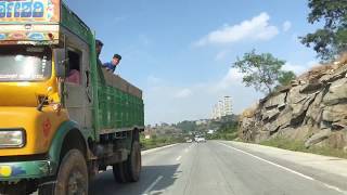 Long Drive inside the village of Ramanagara