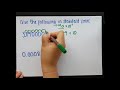 Converting to standard form/scientific notation