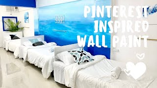 DIY // PINTEREST INSPIRED OMBRE WALL PAINT | SANTORINI INSPIRED BEDROOM