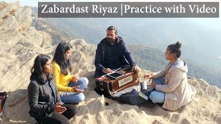 Live Shudh Swaron ka zabardast Riyaz with my Students | Siddhant Pruthi