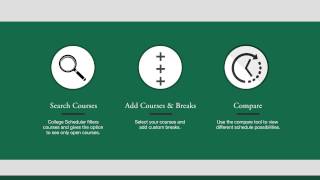 College Scheduler: the easy way to choose classes!