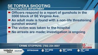 Topeka police respond to a shooting early Saturday