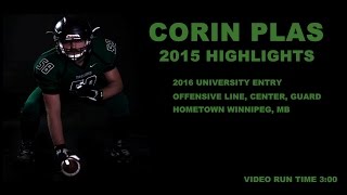 Corin Plas 2015 Highlight Video