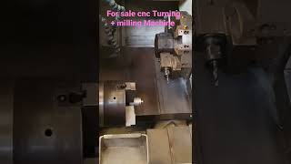 USED OLD HARDINGE T42 FANUC  TURNING + MILLING ONE  MACHINE MULTI-AXIS WORKING #usedhmcmachine