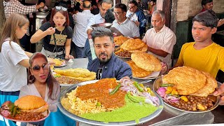 Baba 120/- Lajpat Nagar ki Top Selling Nashta Thali | Street Food India