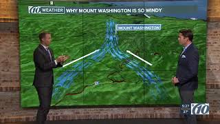 Why is Mount Washington so windy?