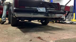 thrush 17715 turbo muffler on 86 cutlass with a cammed small block chevy