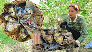 Amazing sea snail hot gilling at the hill | Amazing video