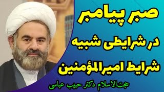 صبر پیامبر صلی الله علیه و آله در شرایطی مشابه شرایط امیرالمومنین علیه السلام