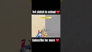 1v4 clutch in school 🏫 funny gameplay #trending #youtube #1000subscriber #viral #shorts