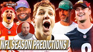 NFL Season Predictions: Cowboys over Eagles in NFC East? + Why Justin Herbert will win MVP | 3 & Out