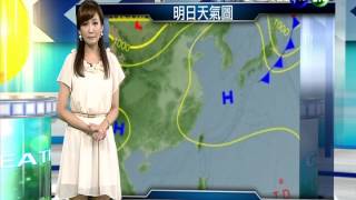 2014.07.26華視晚間氣象 邱薇而主播