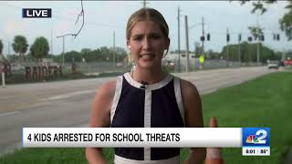 Students arrested for making threats to Lee County schools