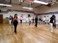 Barbados' Carol Line Dance (Walk through & Demo)