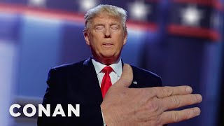 The White House Is Photoshopping Trump's Hands | CONAN on TBS