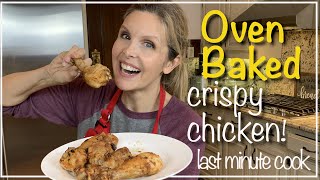 Oven Baked Chicken Drumsticks | Crispy outside, tender inside!