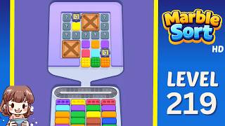 Marble Sort Level 219 Solution Walkthrough