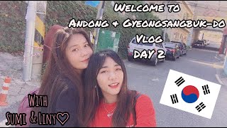 SOUTH KOREA Trip - Andong \u0026 Gyeongsangbuk-do | SUMI \u0026 LINY in Korea / Day 2 (Vlog)