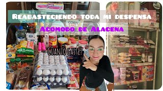 Reabasteciendo mi Despensa del Mes | Organización de Alacena y cuanto gaste 💯