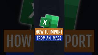 How to Import from an Image into Excel | Excel Tutorial