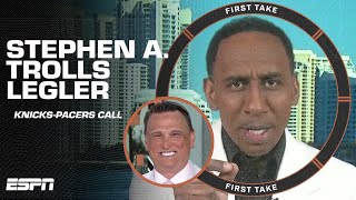 Desperate times call for desperate measures! - Stephen A. trolls Legler about Kn