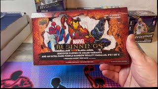 Upper Deck Marvel Beginnings!   First time opening this on stream, is it similar to Marvel Annual?