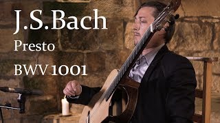 J. S. Bach - Presto BWV 1001 - Alexei Khorev (Алексей Хорев) classical guitar