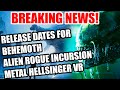 CONFIRMED! Release Dates For Behemoth, Aliens VR Metal, Hellsinger VR - Quest 2, 3 & Pro PSVR2, PCVR