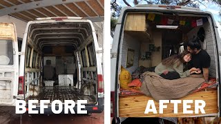 10 DAKİKA'DA KARAVAN YAPIMI | FULL VAN CONVERSION in just 10 minutes TIME LAPSE