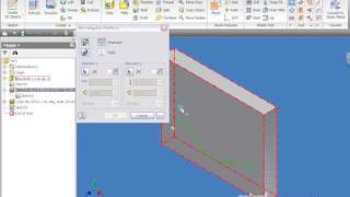 Applying Rectangular Patterns To Hole Features