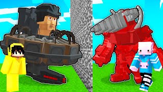 ASTRO TOİLET VS GOLDEN SAW MAN | Minecraft