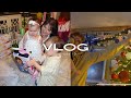 Elle's 1st Bday , Getting Christmas Up 2024 | Vlog 10