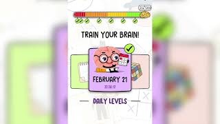 Brain Test All Star Iq Boost Daily Puzzle 21 February 2025