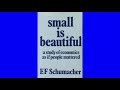 Small is beautiful by E. F. Schumaker presented by Dr. Tirratna Manandhar