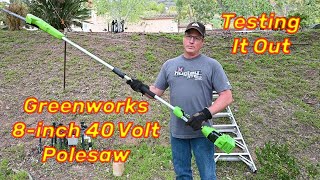 Greenworks Polesaw 40V, Reaching For The Sky