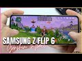 Samsung Galaxy Z Flip 6 Genshin impact Gaming test | Snapdragon 8 Gen 3, 120Hz Display