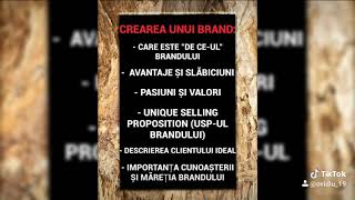 CREAREA UNUI BRAND!