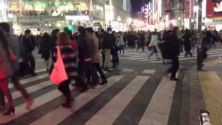 Shibuya Crossing. 渋谷駅ハチ公前交差点