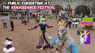 Public Fursuiting At Ren Faire With Fritz And Weird0