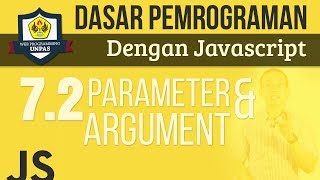 FUNCTION pada JAVASCRIPT : PARAMETER dan ARGUMENT