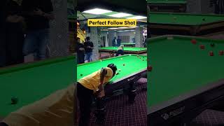 Snooker Follow Shot | Asjid Iqbal Snooker | Snooker champions 2 #follow  #shot #2k #youtubeshorts