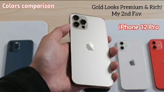 iPhone 12  pro unboxing Hands on || Official unboxing || Iphone 12 Pro all colors comparison