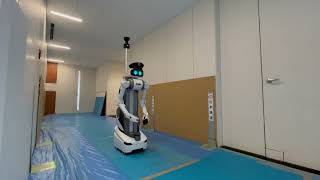 Demonstration of security robot \