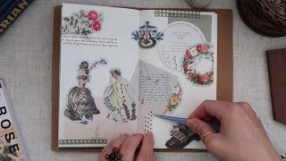 다꾸 ASMR  |  스티커북으로 숲과 요정 다꾸하기🌿🧚‍♂️ |  scrapbooking ASMR