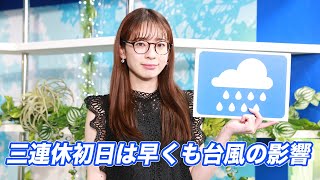 お天気キャスター解説 あす 9月17日(土)の天気