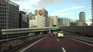 首都高速湾岸線　葛西JCT　⇒　台場線　都心環状線外回り　向島線　⇒　小菅JCT　2018/09/24