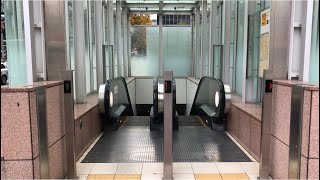 ［エスカレーター］博多駅前通り地下通路　東芝製　TOSHIBA  escalator