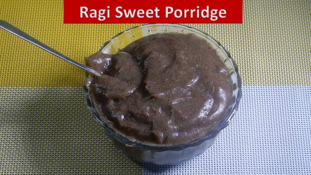 Ragi Sweet Porridge/finger Millet Sweet Porridge-Healthy Recipe-'food ...