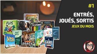 JEUX ENTRES, JOUES, SORTIS de ma ludothèque ! #1