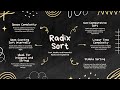 Radix Sort Algorithm